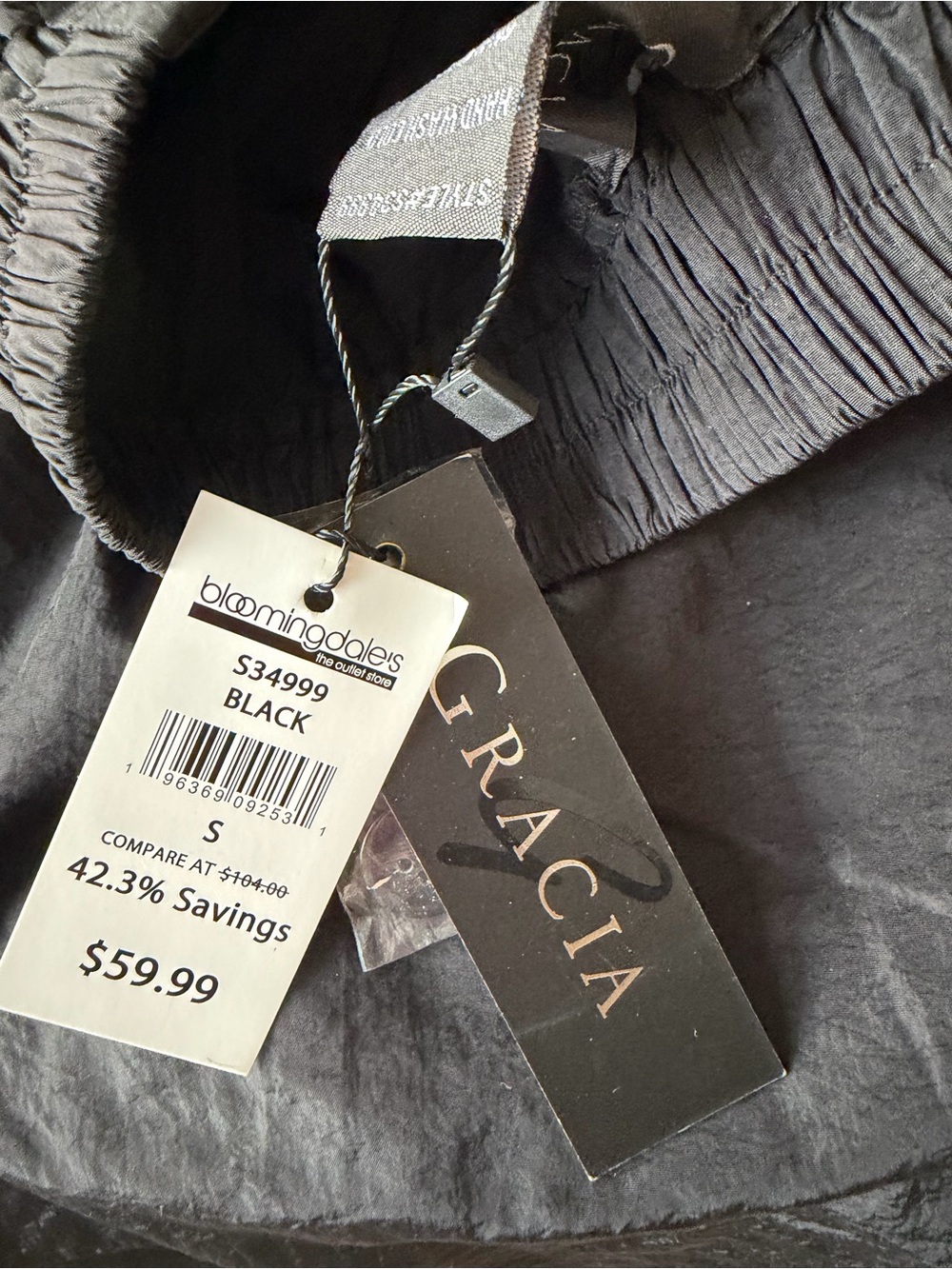 Gracia Black Full A-Line Midi Skirt - Picture 5 of 6